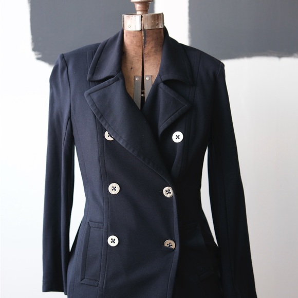 Bailey 44 Jackets & Blazers - Bailey 44 Navy Double-Breasted Blazer